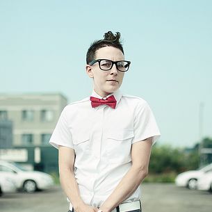 A stranger: Gay pride Montreal : Cheryl Gladu 32 years old