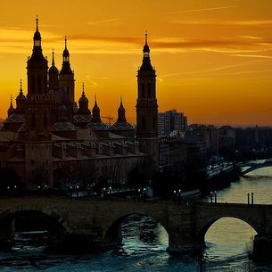 Autumn Sunset in Zaragoza Spain! Explored!!!!
