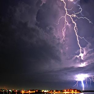 Gewitter am Lago Peten