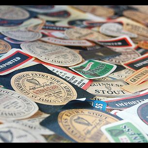 Guiness labels