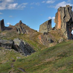 Kärkevagge Boulders, Swedish Lappland