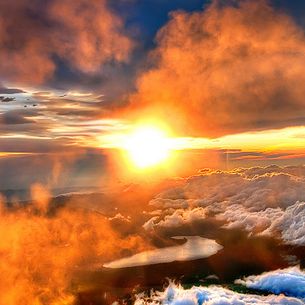 Majestic Sunrise from the Summit of Mount Fuji