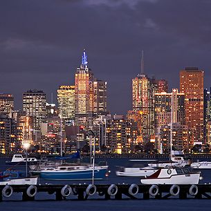Melbourne from Williamstown