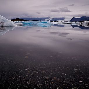 Mirror at Jokulsarlon (II)