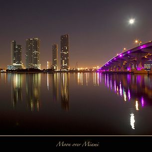 Moon over Miami