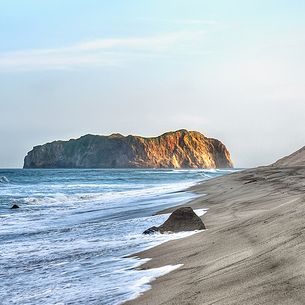My Lonely Island - Niijima Coast at Sundown