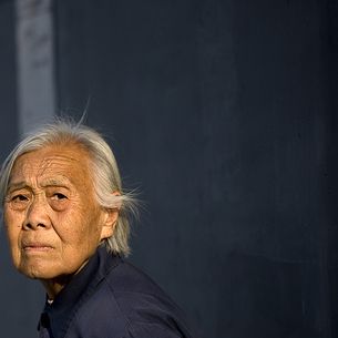 Old woman in the hutongs, Beijing, China