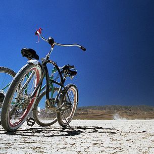 parked bikes