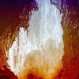 Peak inside Ice Waterfall