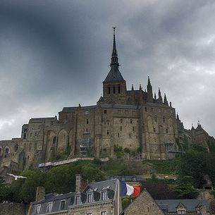 Stormy Sky Above Mont Saint-Michel