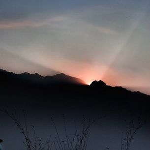 Sunset over Fansipan…