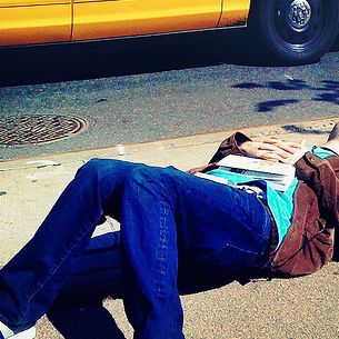The Sidewalk Sunbather (x2)